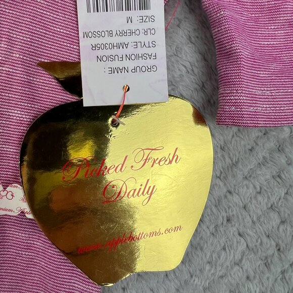 Vintage Apple Bottom Womens Bodycon Dress Pink Cold Shoulder Sz Med Y2K - Picture 5 of 15